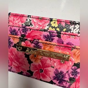 Betsey Johnson Small Floral Wallet!